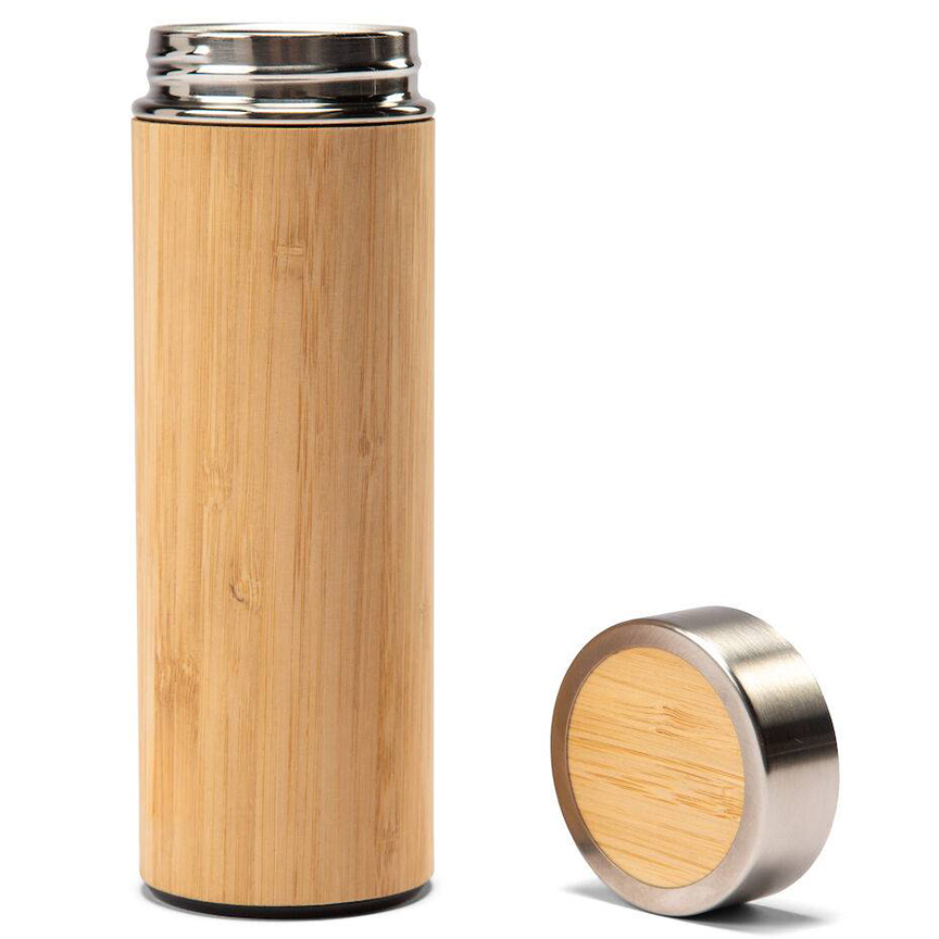 bamboo insulated water bottle